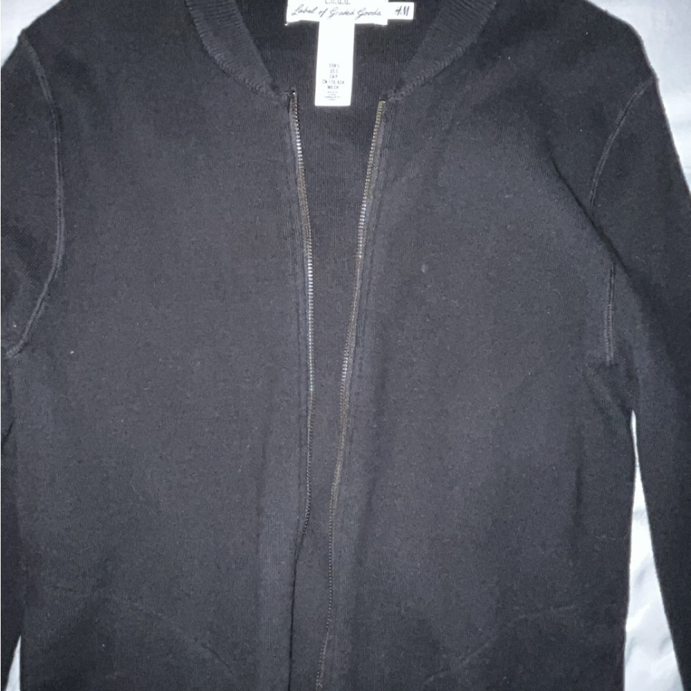 Black Zip-Up Jacket
